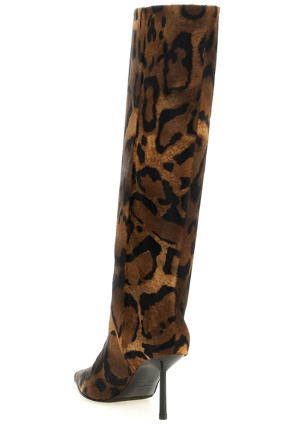 Bella Animal-Pattern Stiletto Boots