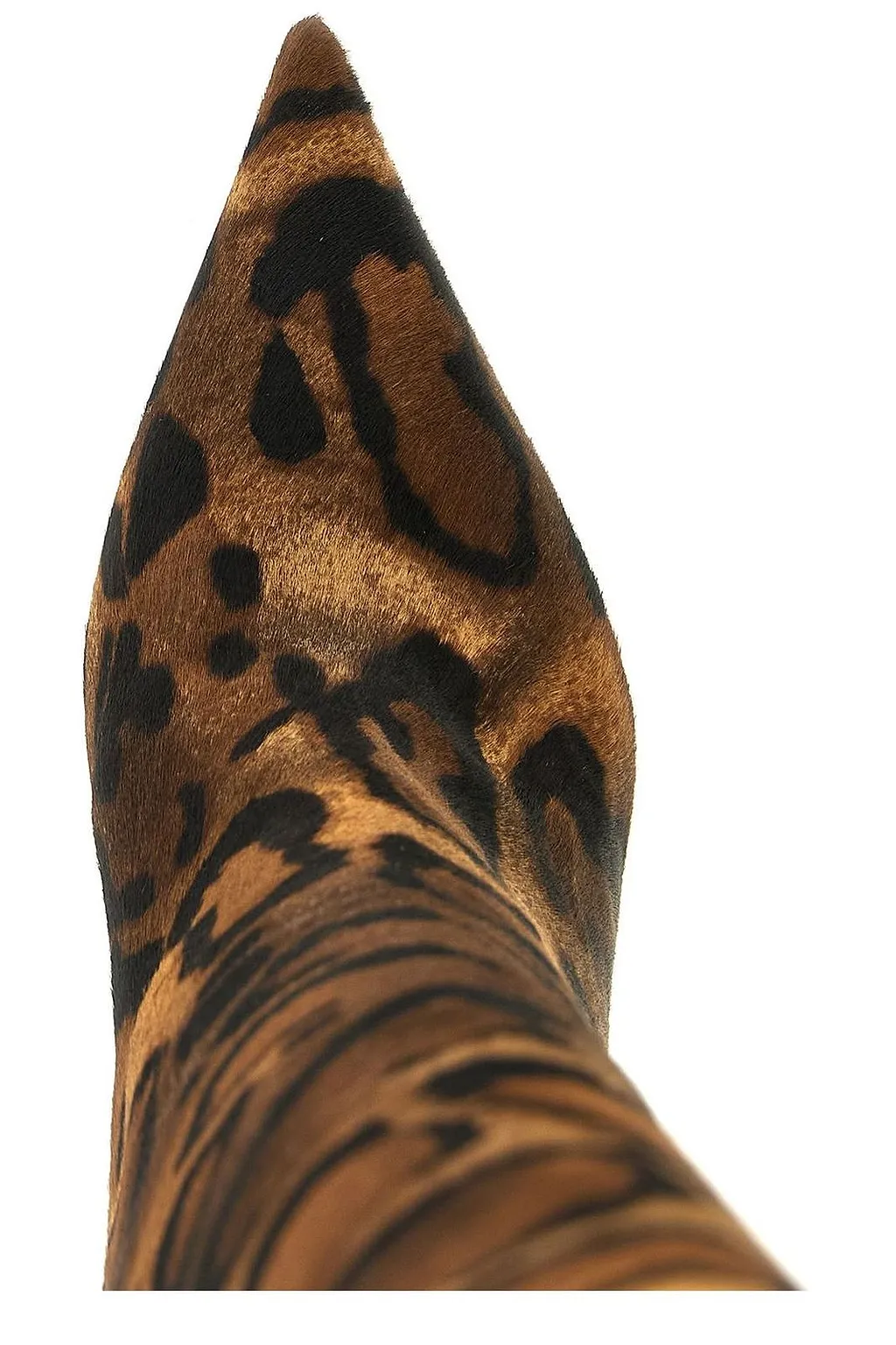Bella Animal-Pattern Stiletto Boots