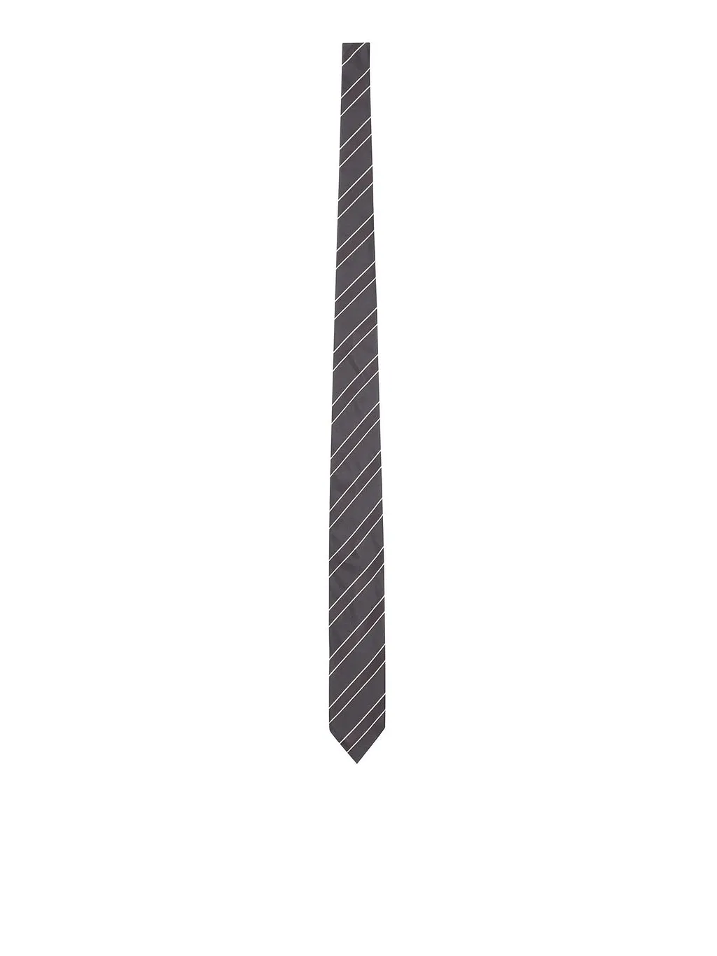 Striped Pointed Tip Tie