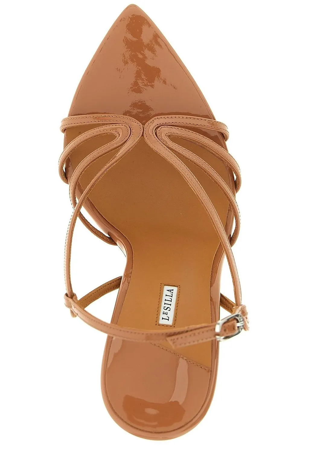Eugenie Patent Heeled Sandals