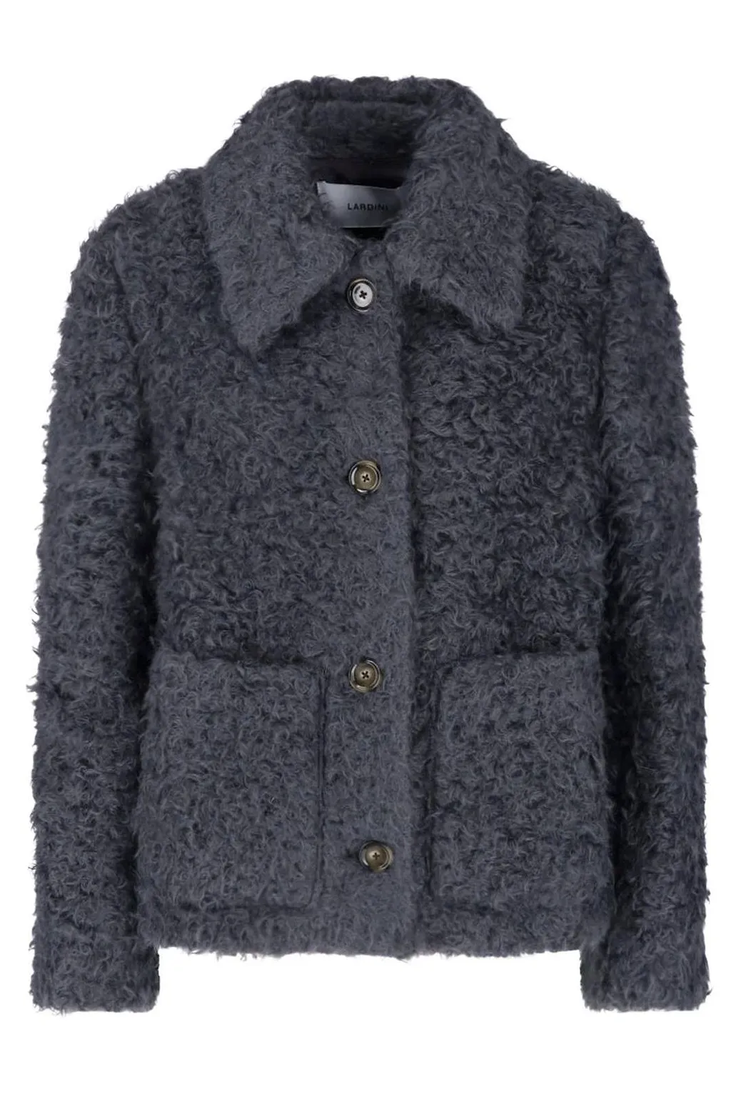 Lardini Textured Button-Front Jacket