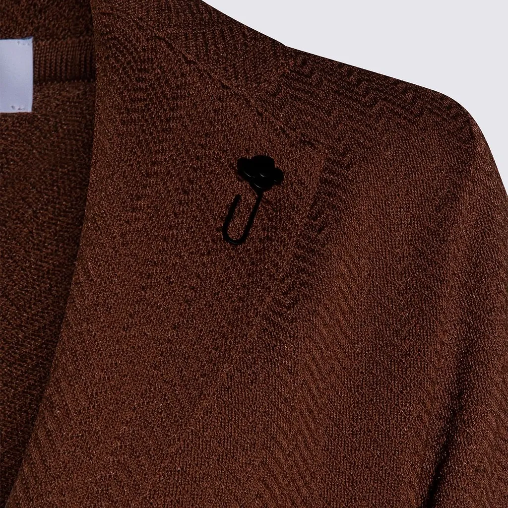 Lardini Textured Two-Button Blazer