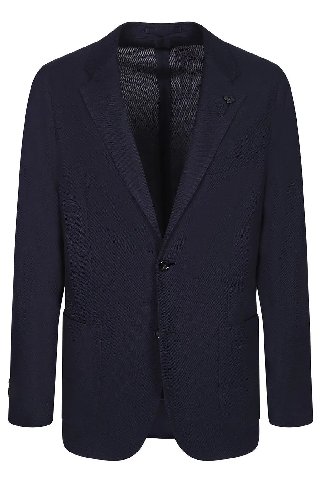 Lardini Textured Single-Breasted Blazer