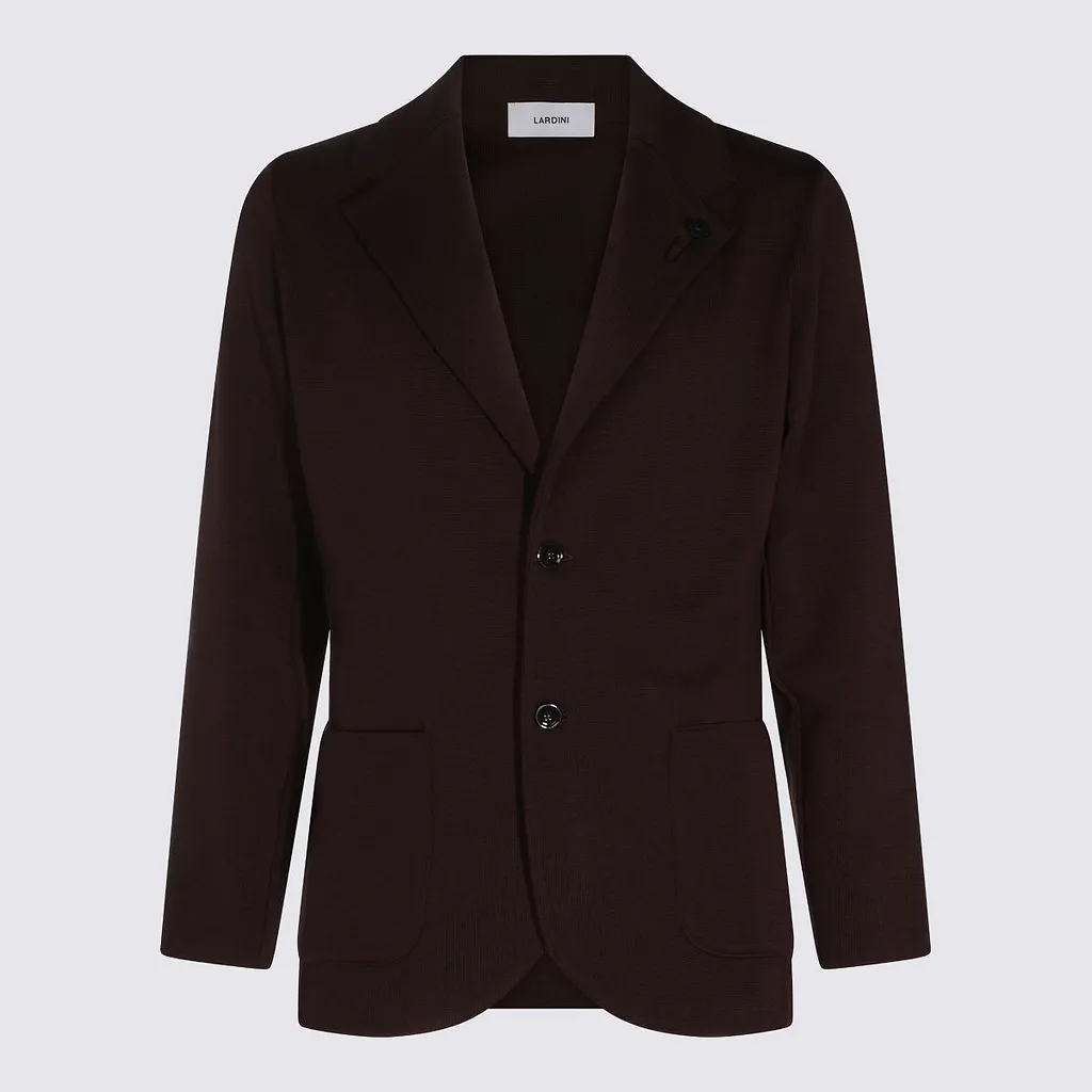 Lardini Two-Button Patch-Pocket Blazer