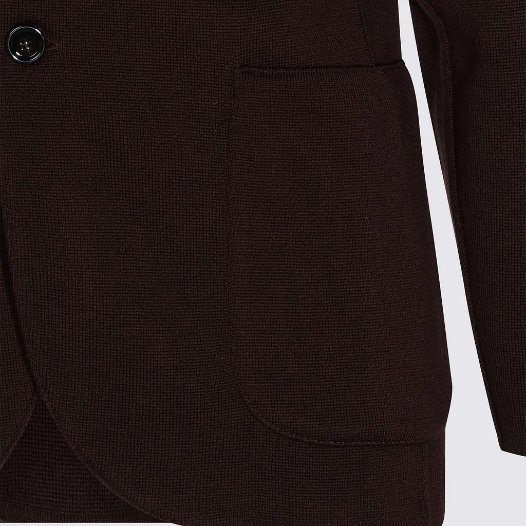 Lardini Two-Button Patch-Pocket Blazer