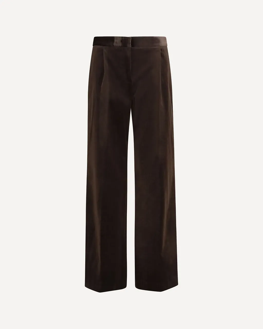 Lardini Wide-Leg Velvet Pants