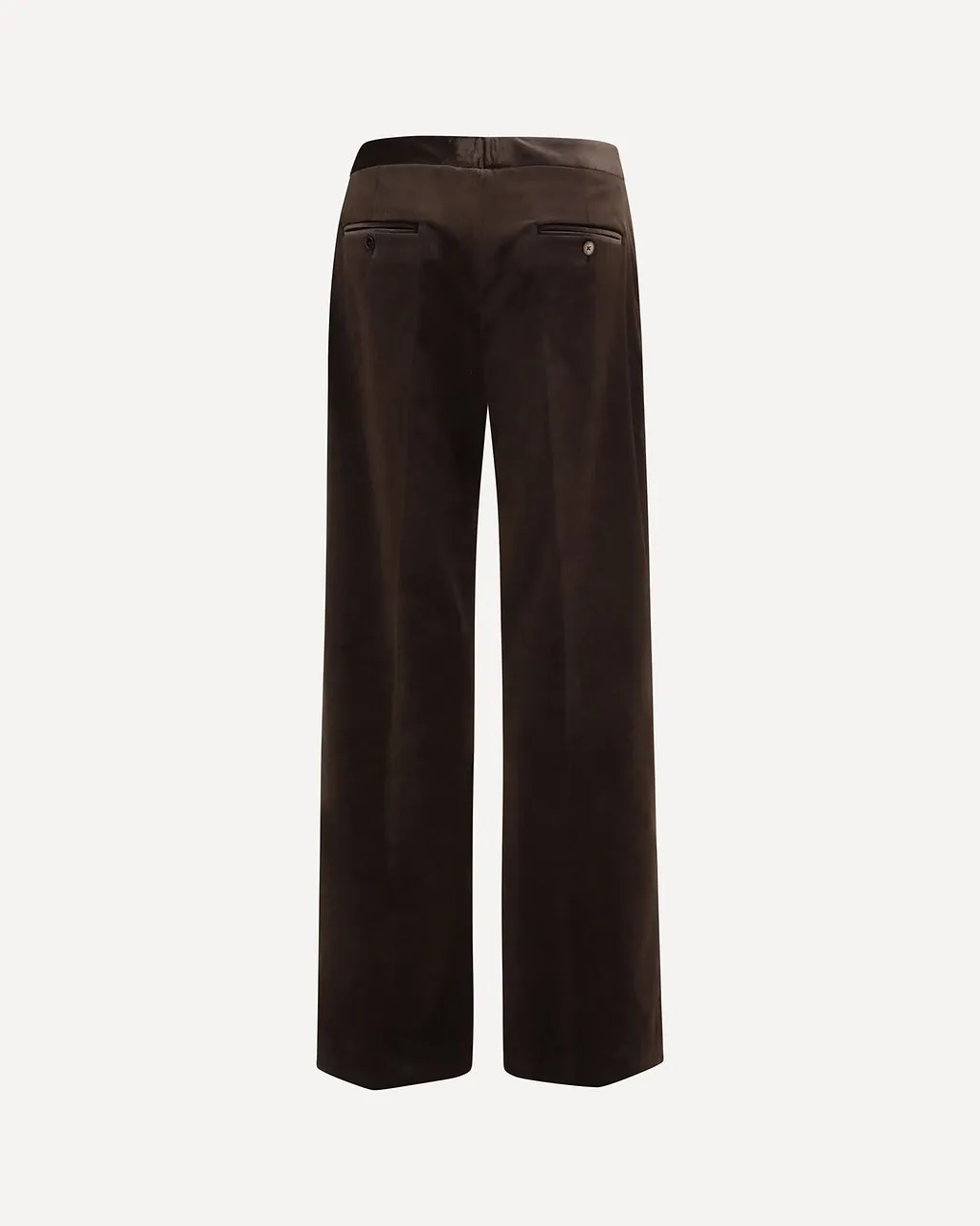 Lardini Wide-Leg Velvet Pants