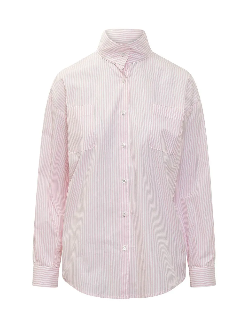 Le Sully Studio Oversized Stand-Collar Shirt