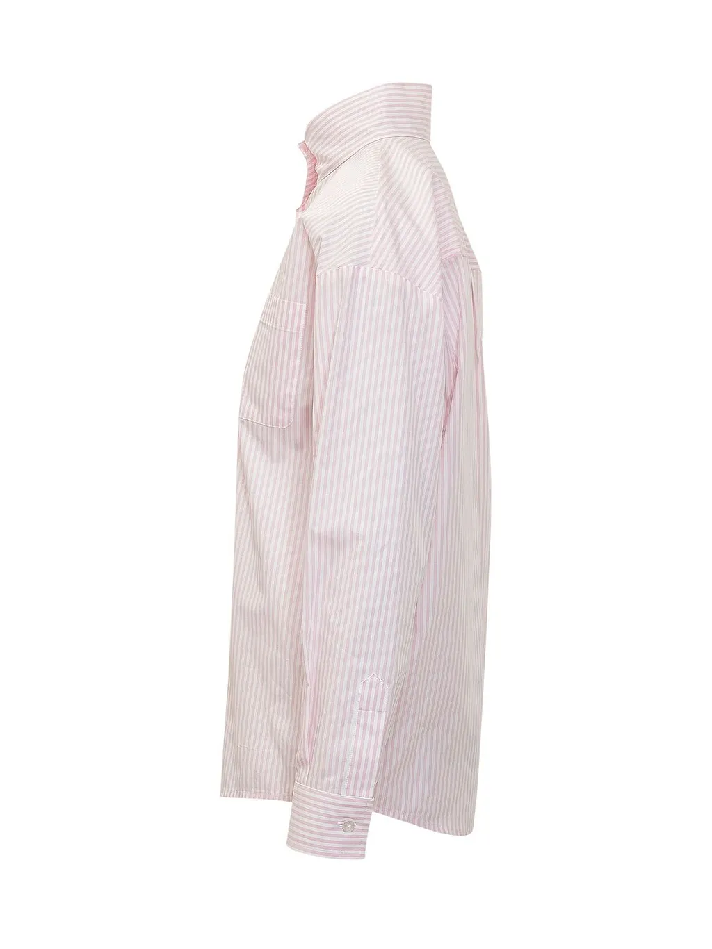 Le Sully Studio Oversized Stand-Collar Shirt