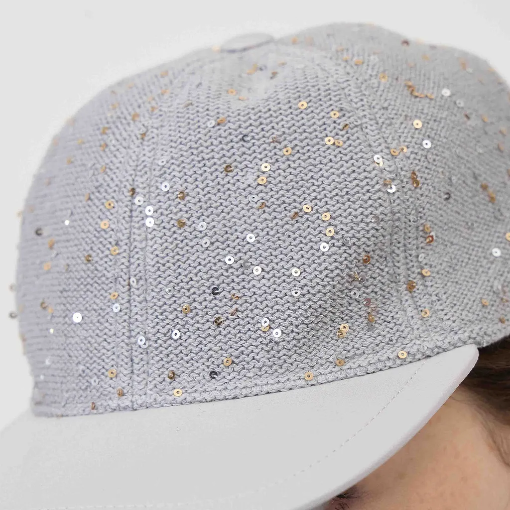 Sequinned Visor Hat