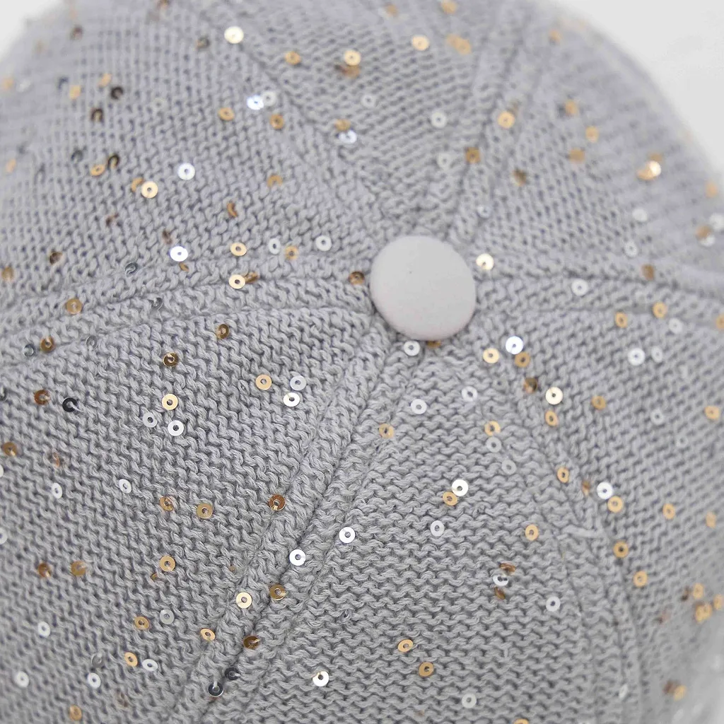 Sequinned Visor Hat