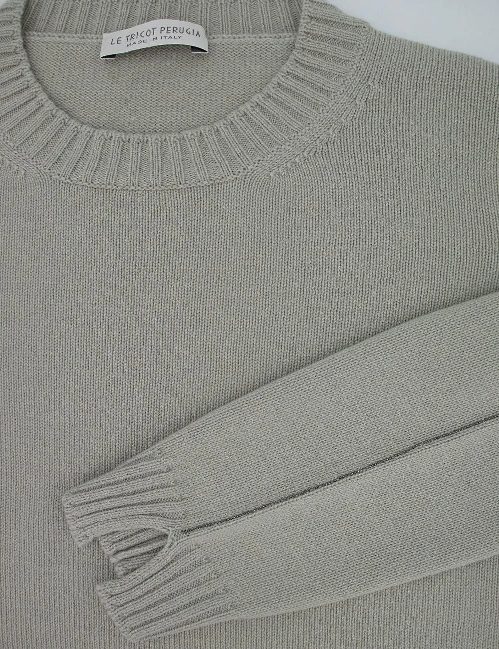 Le Tricot Perugia Virgin Wool Silk Sweater