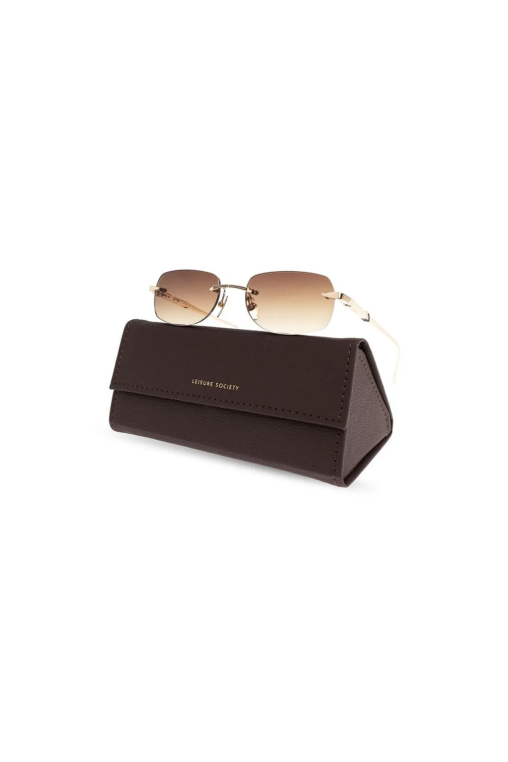 Meursault Rectangle Frame Sunglasses