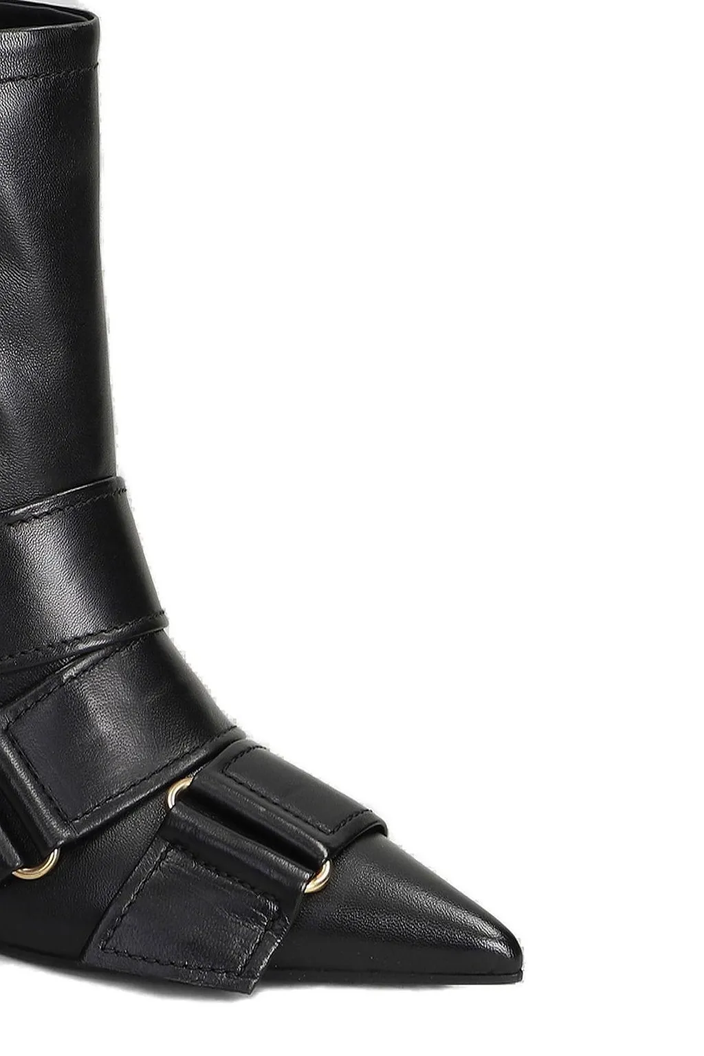 Lella Baldi Buckled Ankle Boots