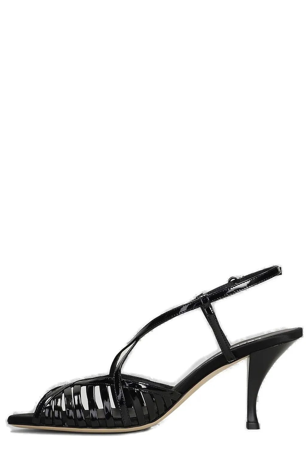 Lella Baldi Ciss-Cross Strap Buckled Sandals