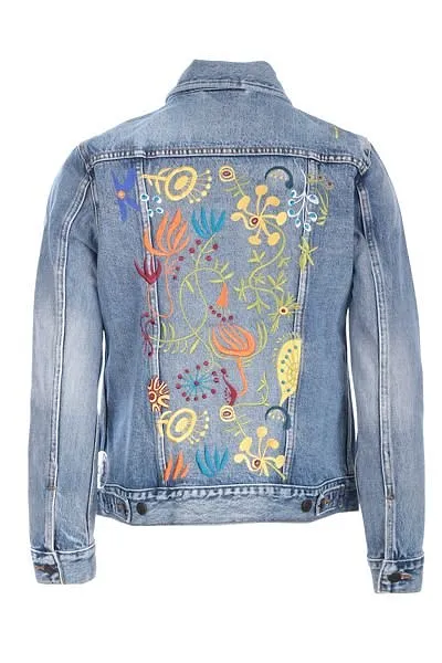 Levi's X 10 Corso Como Embroidered Denim Jacket