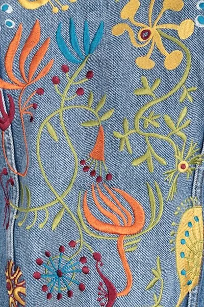 Levi's X 10 Corso Como Embroidered Denim Jacket
