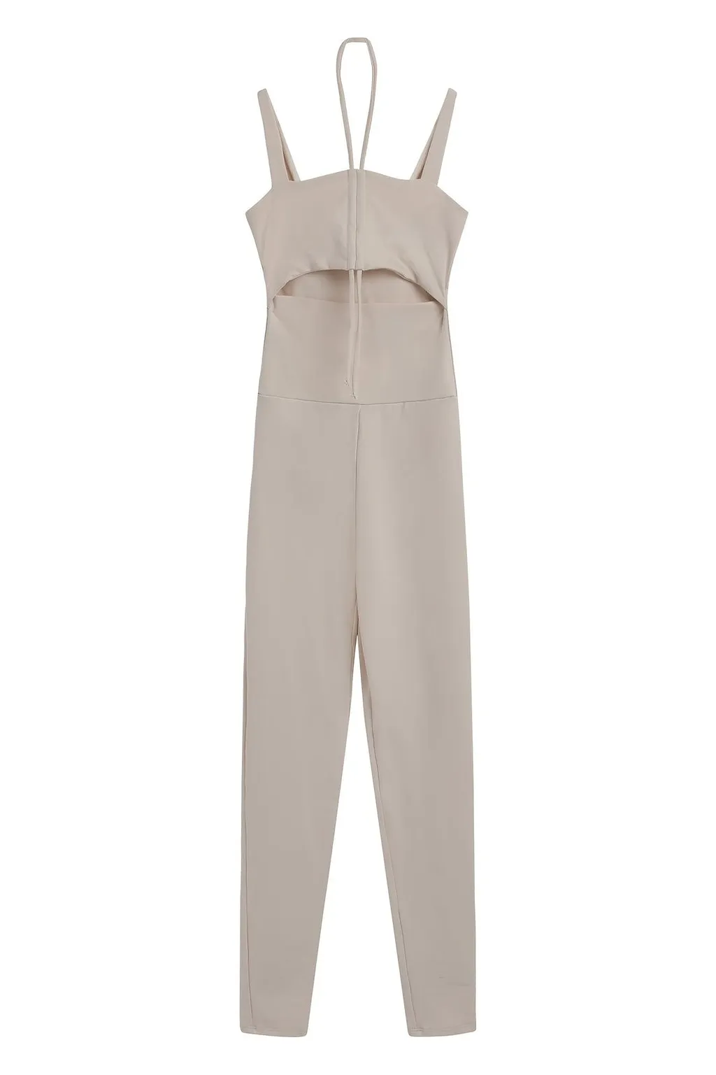 Live The Process Elastic Strappy Jumpsuit