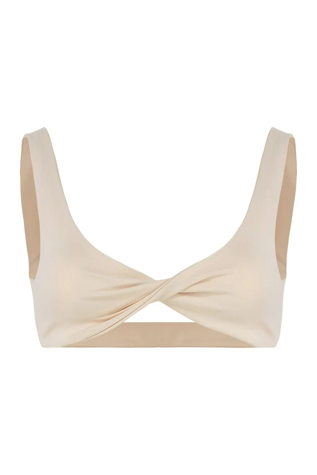 Live The Process Twist-Front Cropped Top