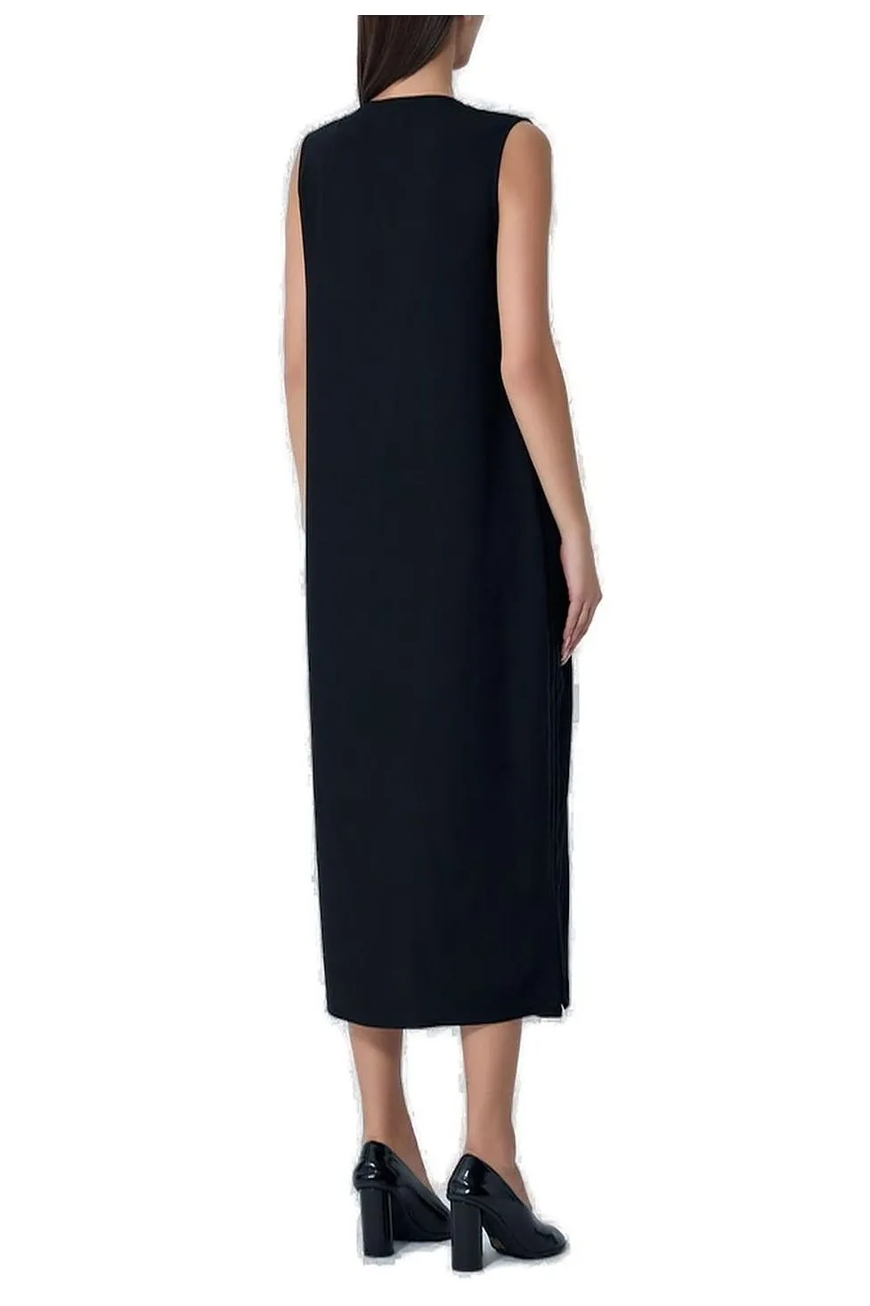 Limi Feu Sleeveless V-Neck Midi Dress