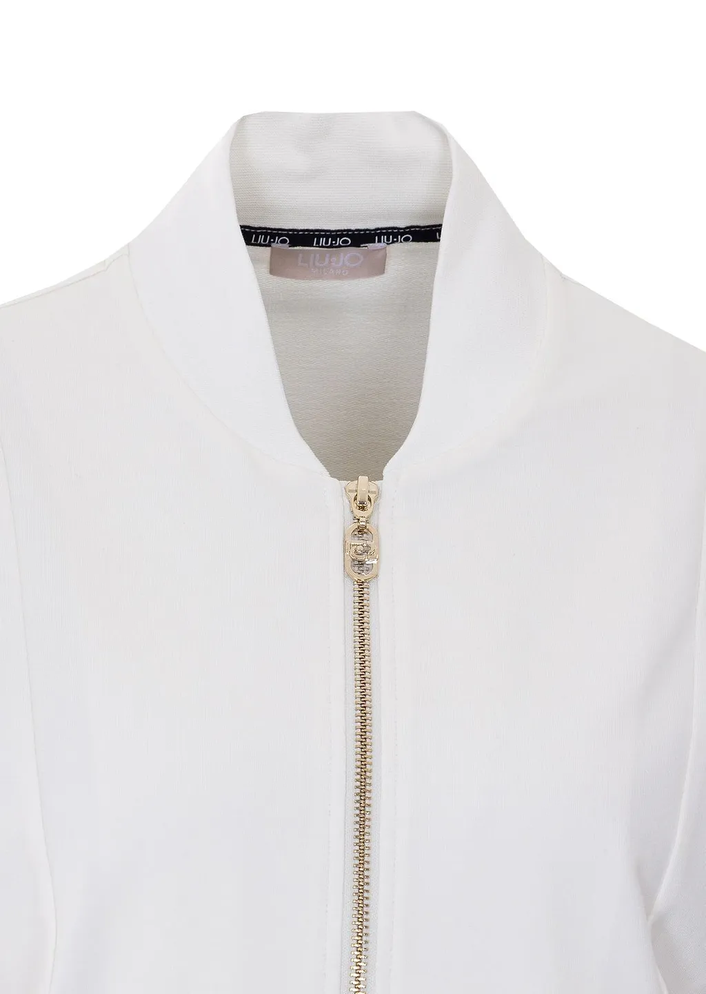Liu Jo Logo Detail Zip-Up Jumpsuit