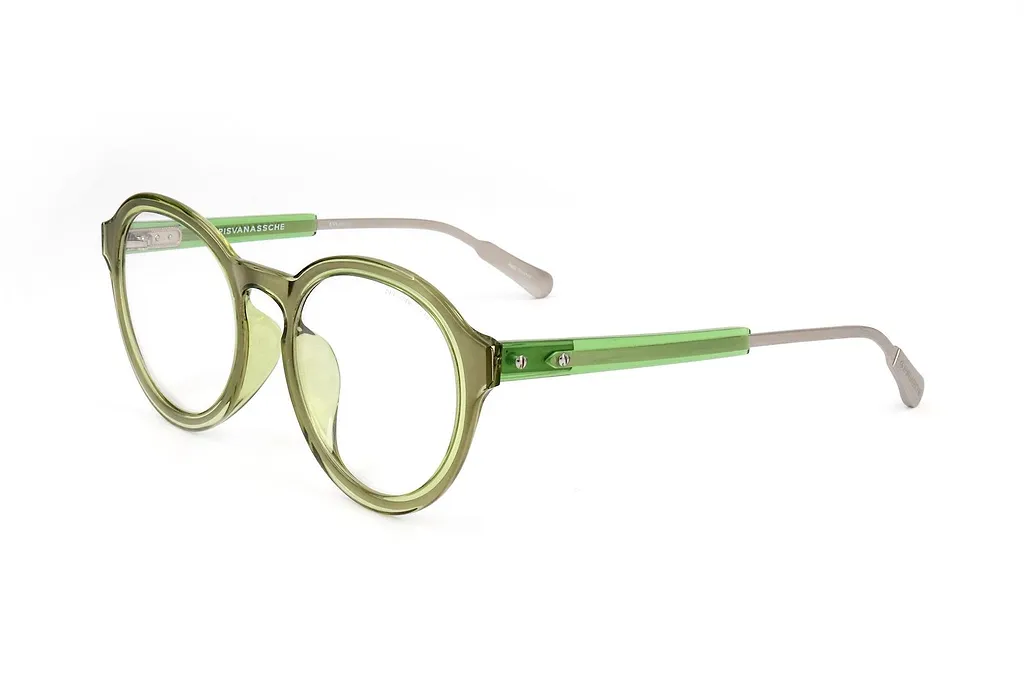 Linda Farrow X Kris Van Assche Oval Frame Glasses