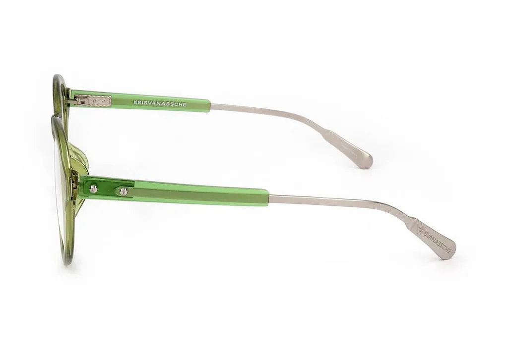 Linda Farrow X Kris Van Assche Oval Frame Glasses