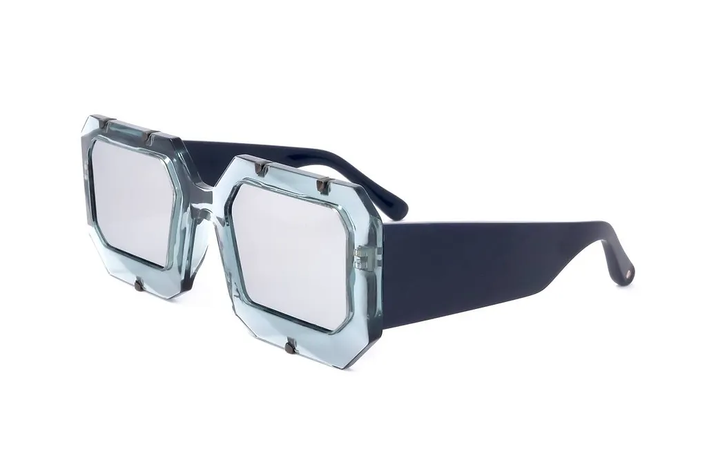 Linda Farrow X Markus Lupfer Geometric Frame Sunglasses