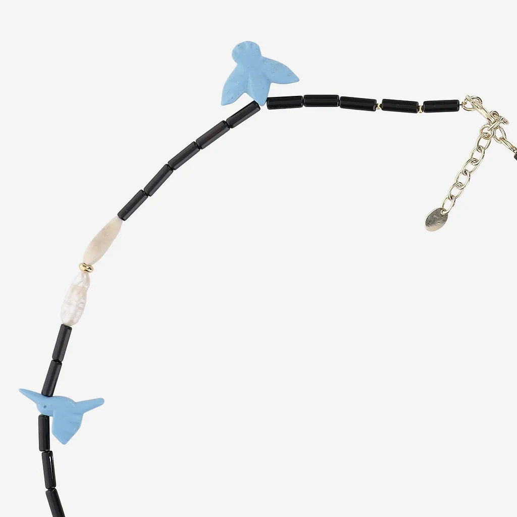 Bird Beaded Necklace