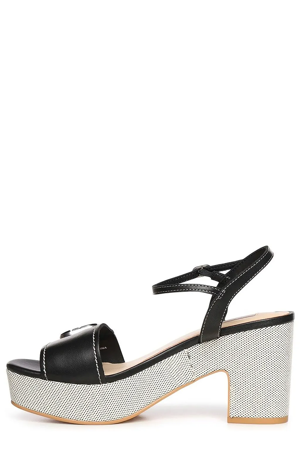 Liu Jo Logo Strap Block Heel Sandals