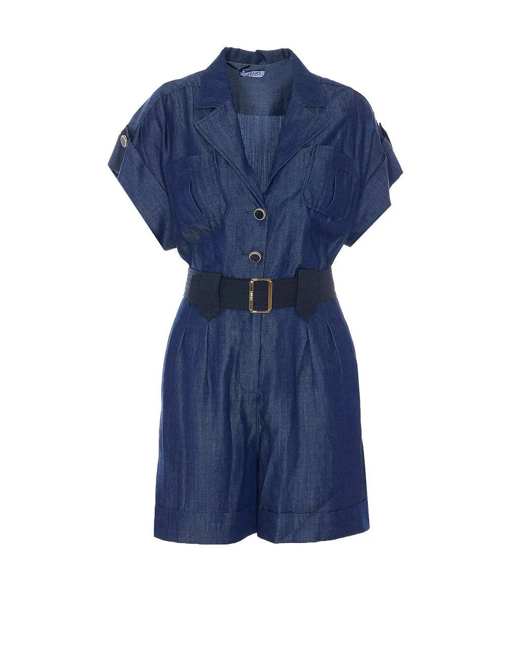 Liu Jo Belted Shirt Jumpsuit