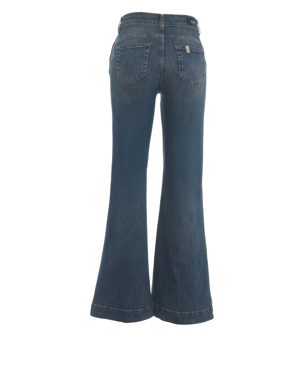 Liu Jo Button Flare Jeans