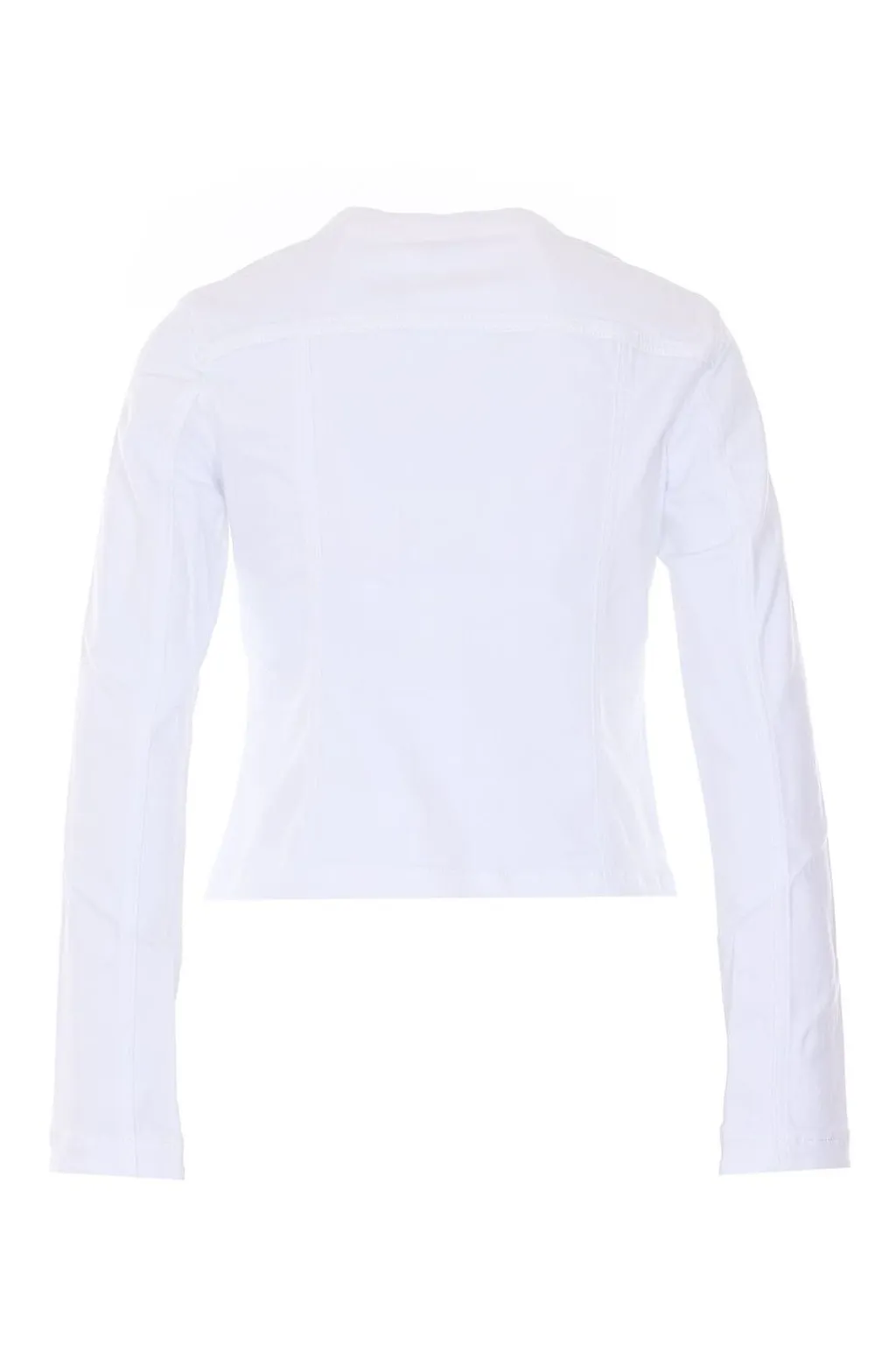 Liu Jo Buttoned Crewneck Denim Jacket