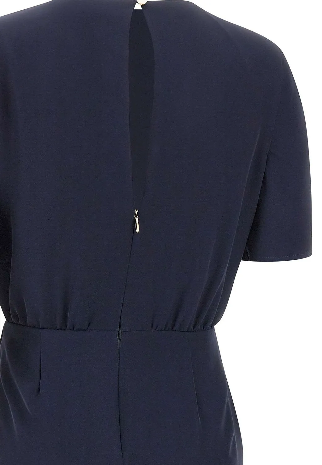Liu Jo Buttoned Asymmetric Short Dress