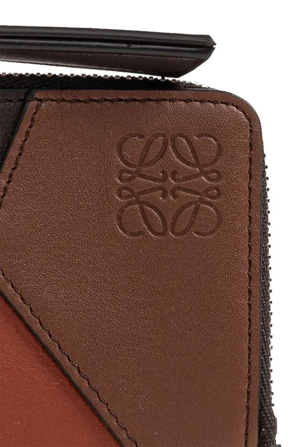 Loewe Geometric Zip Card Holder Wallet