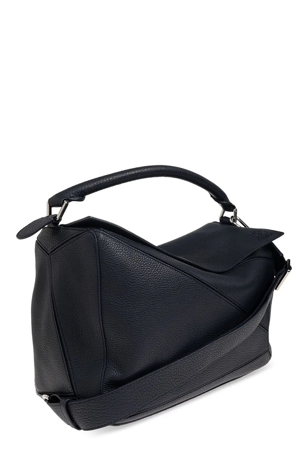 Loewe Logo Embossed Top Handle Bag