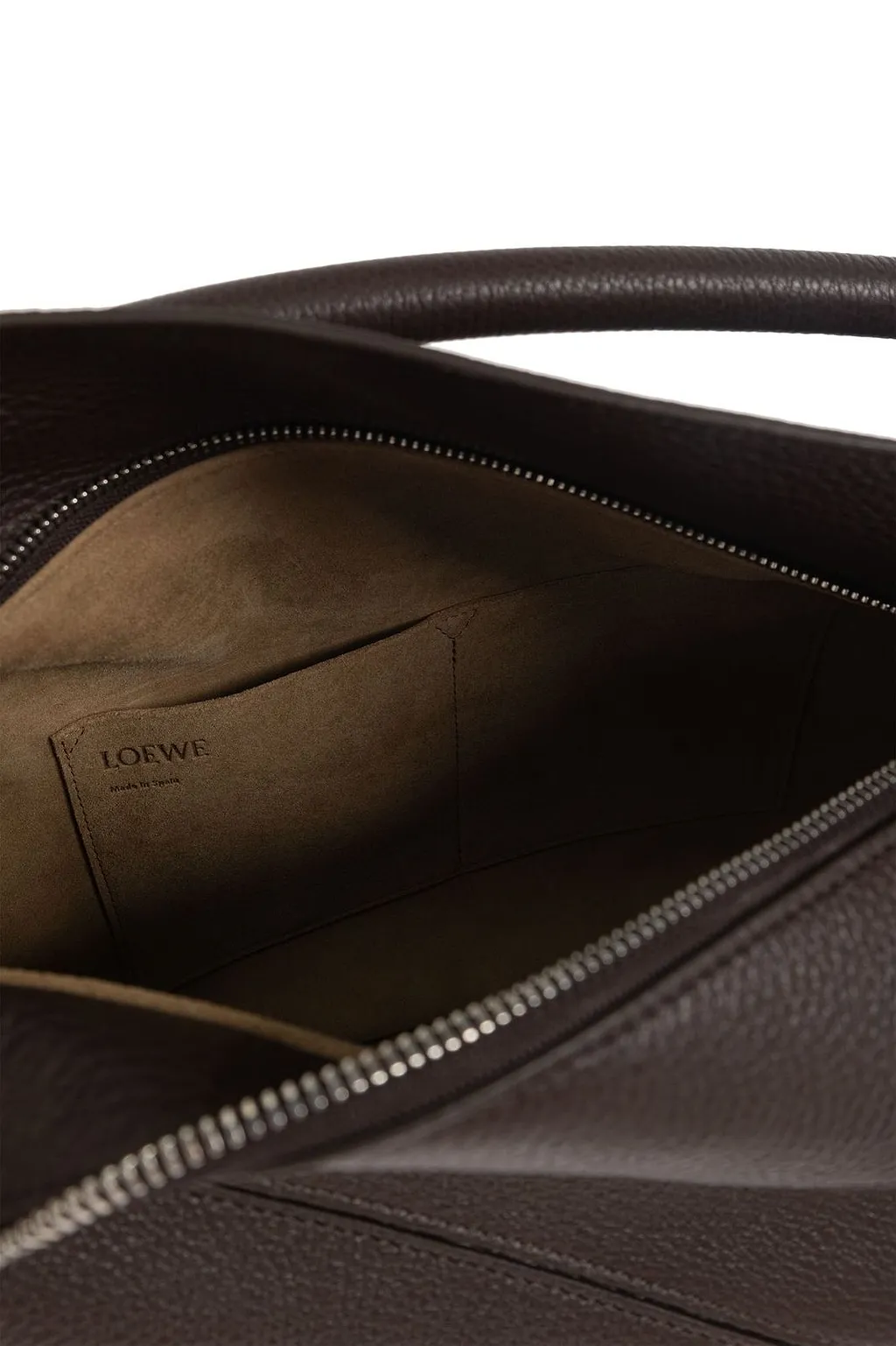 Loewe Logo Embossed Top Handle Bag
