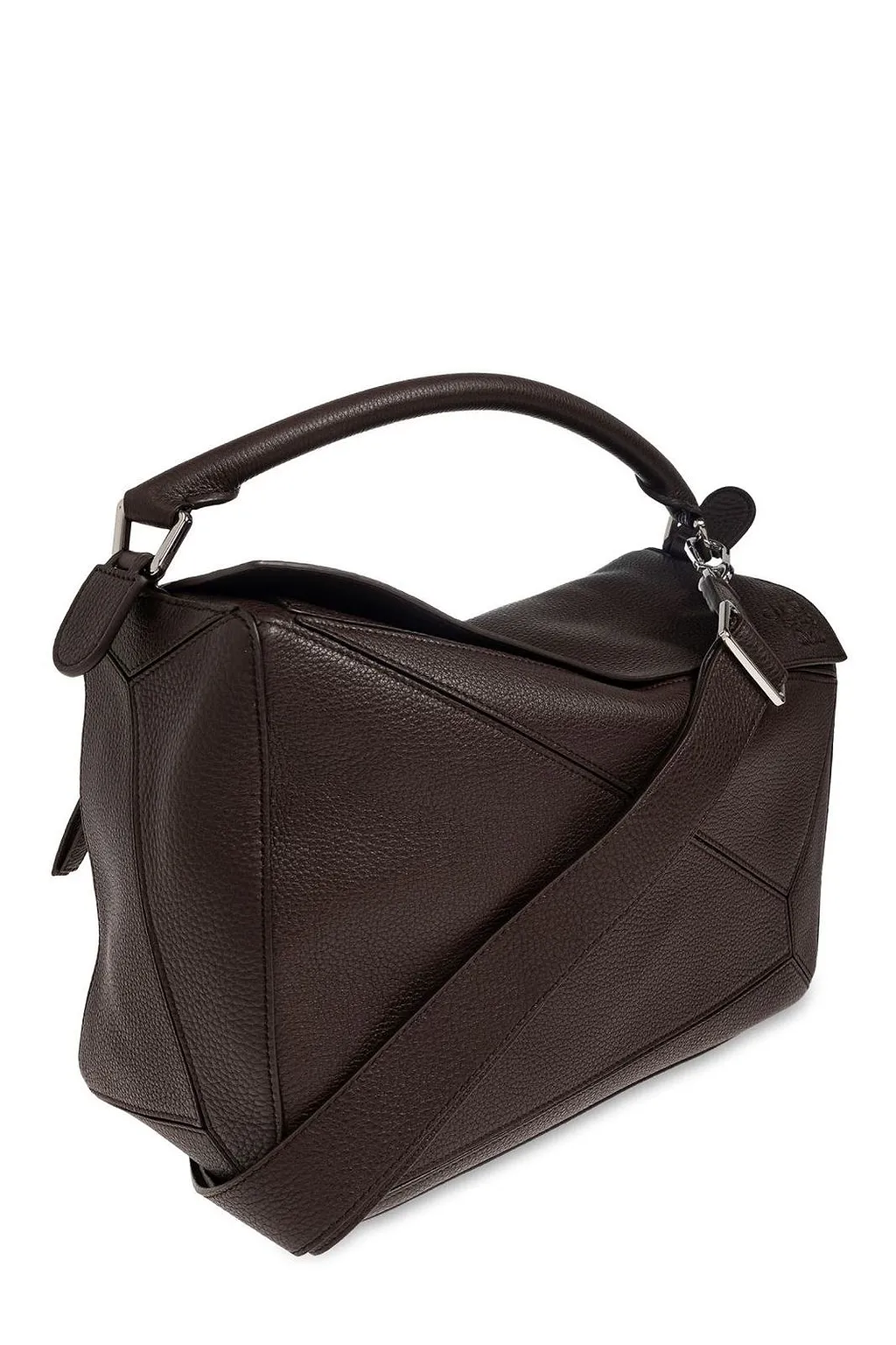 Loewe Logo Embossed Top Handle Bag