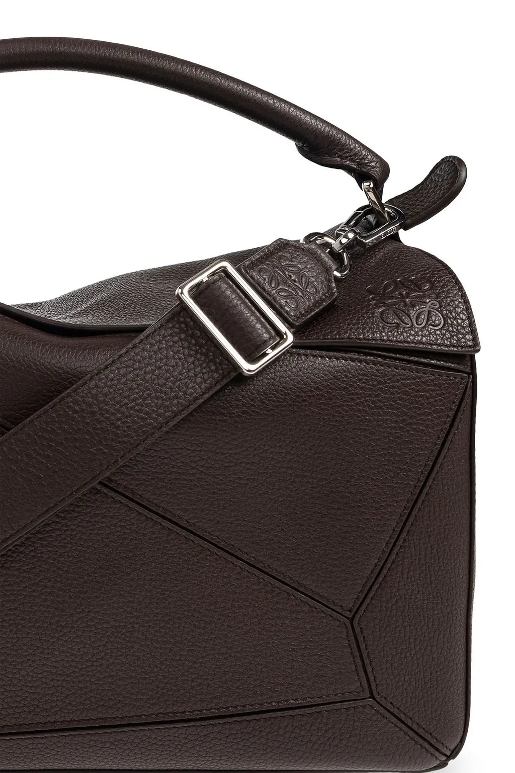 Loewe Logo Embossed Top Handle Bag