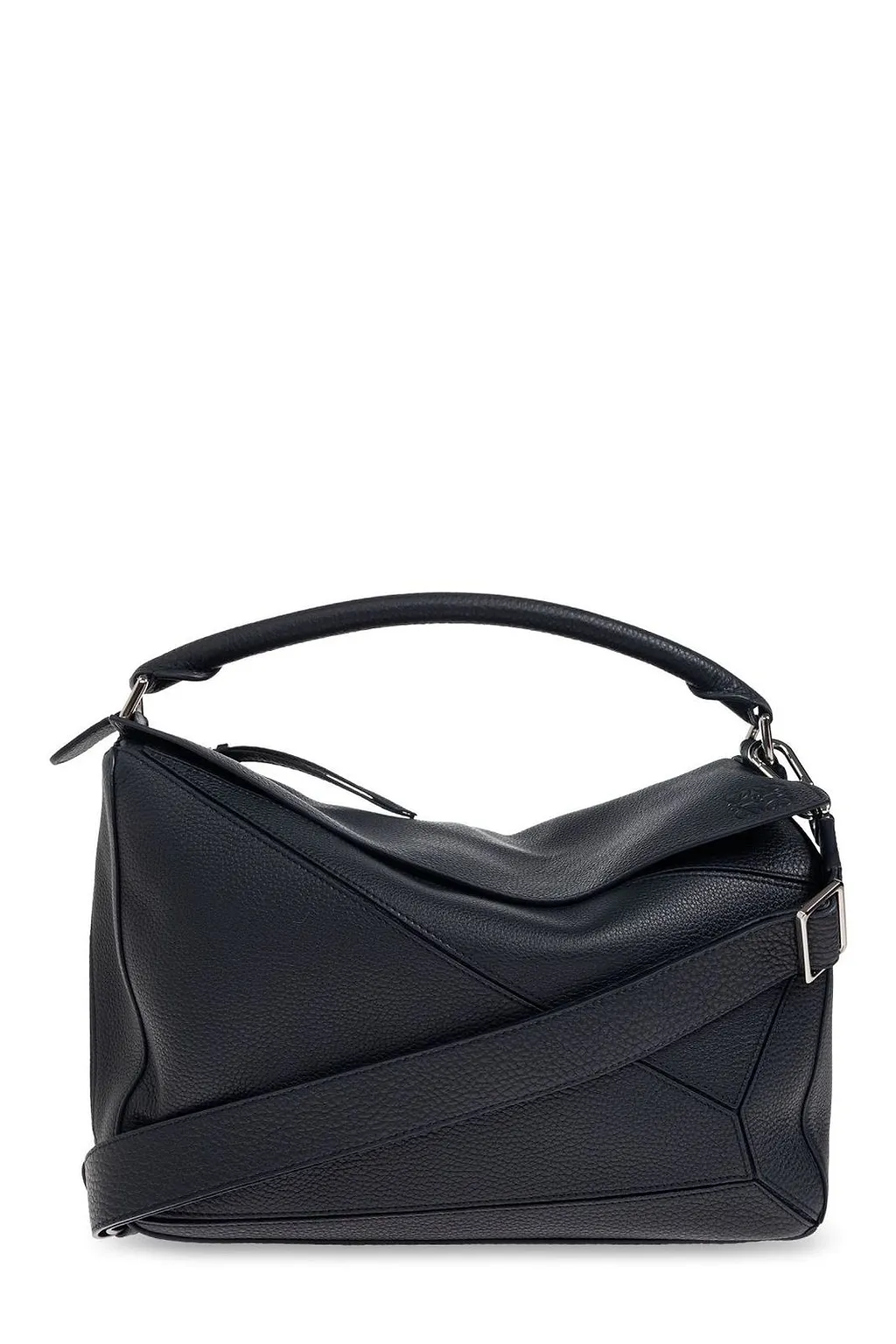 Loewe Logo Embossed Top Handle Bag