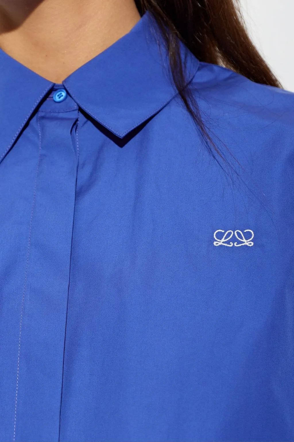 Loewe Logo Embroidered Shirt