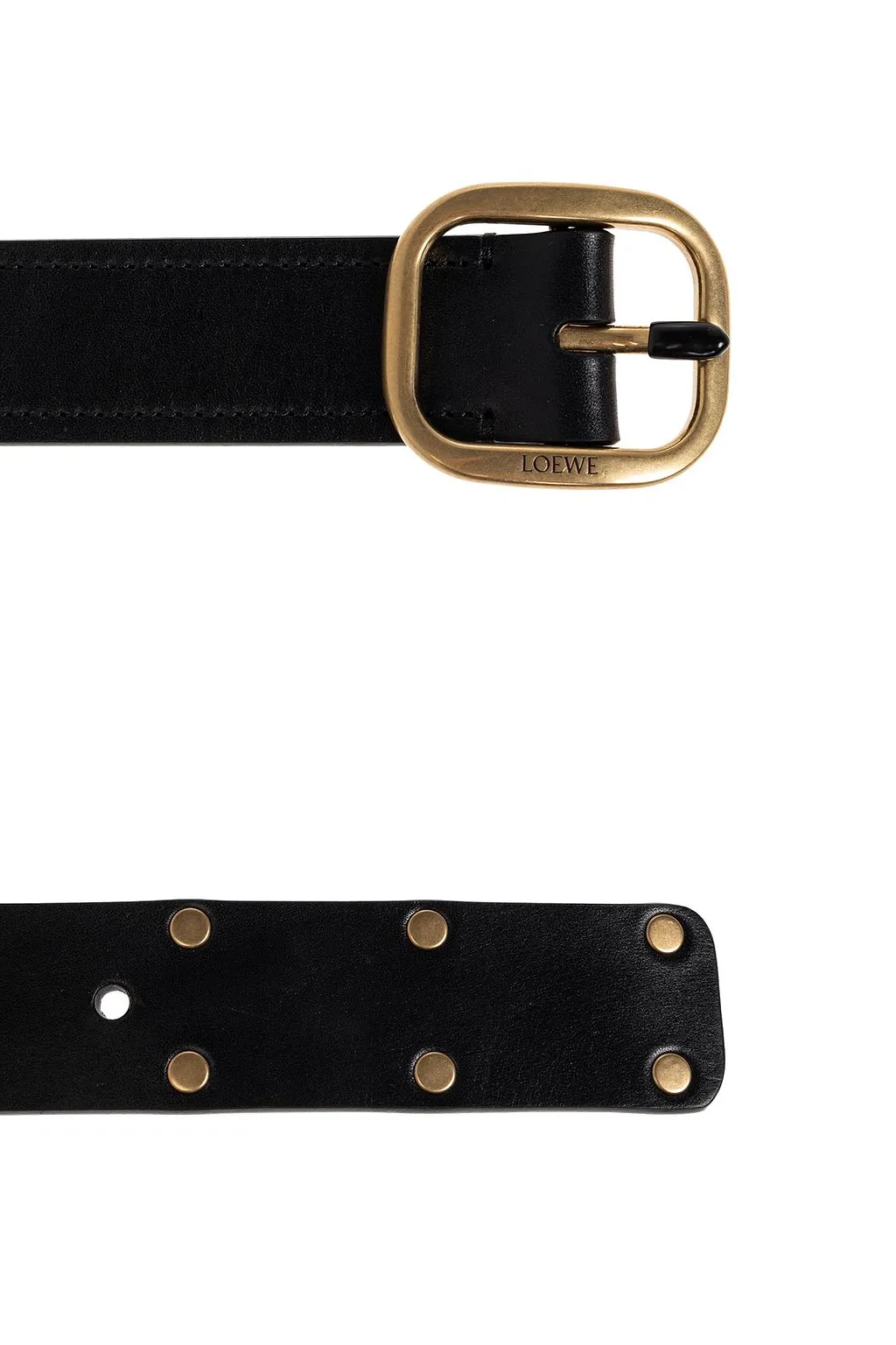 Loewe Logo-Engraved Buckle Belt