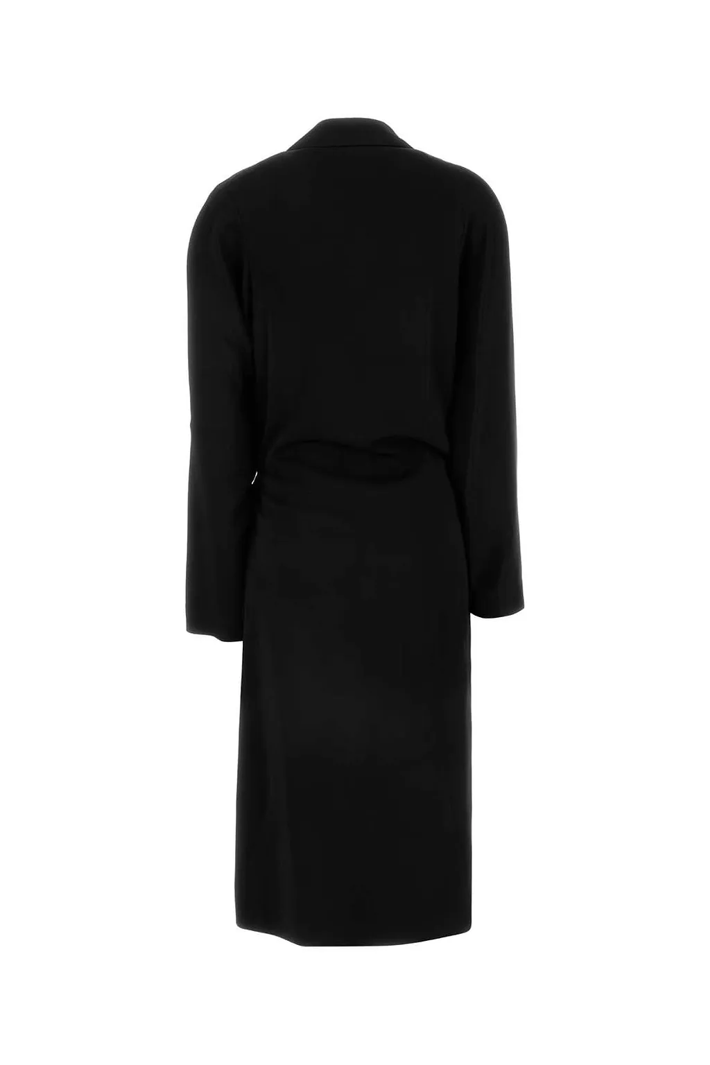 Loewe Long-Sleeved Belted Midi Dress