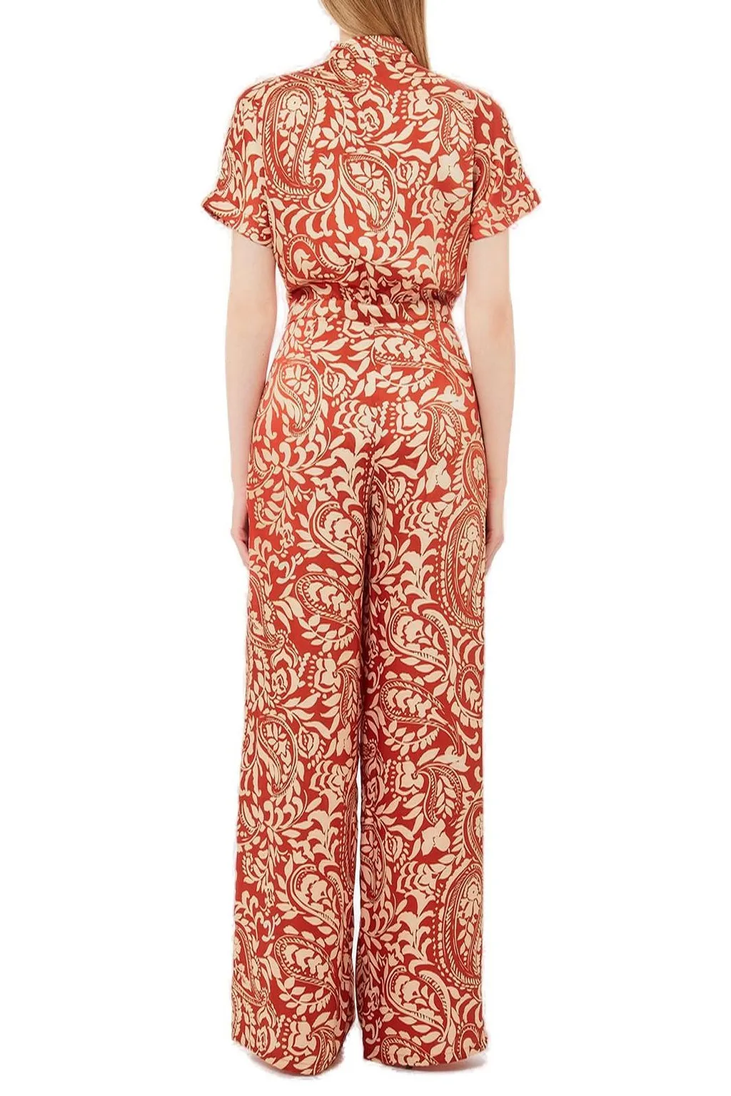 Liu Jo Printed Twill Jumpsuit