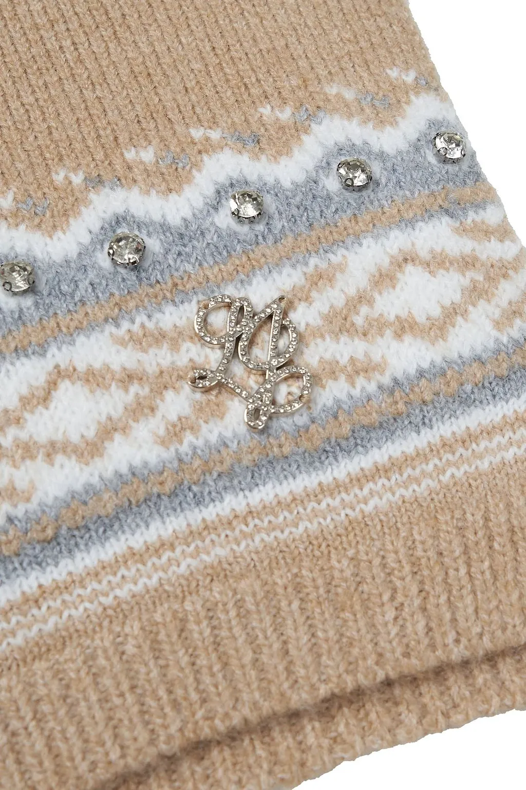 Liu Jo Embellished Knitted Scarf