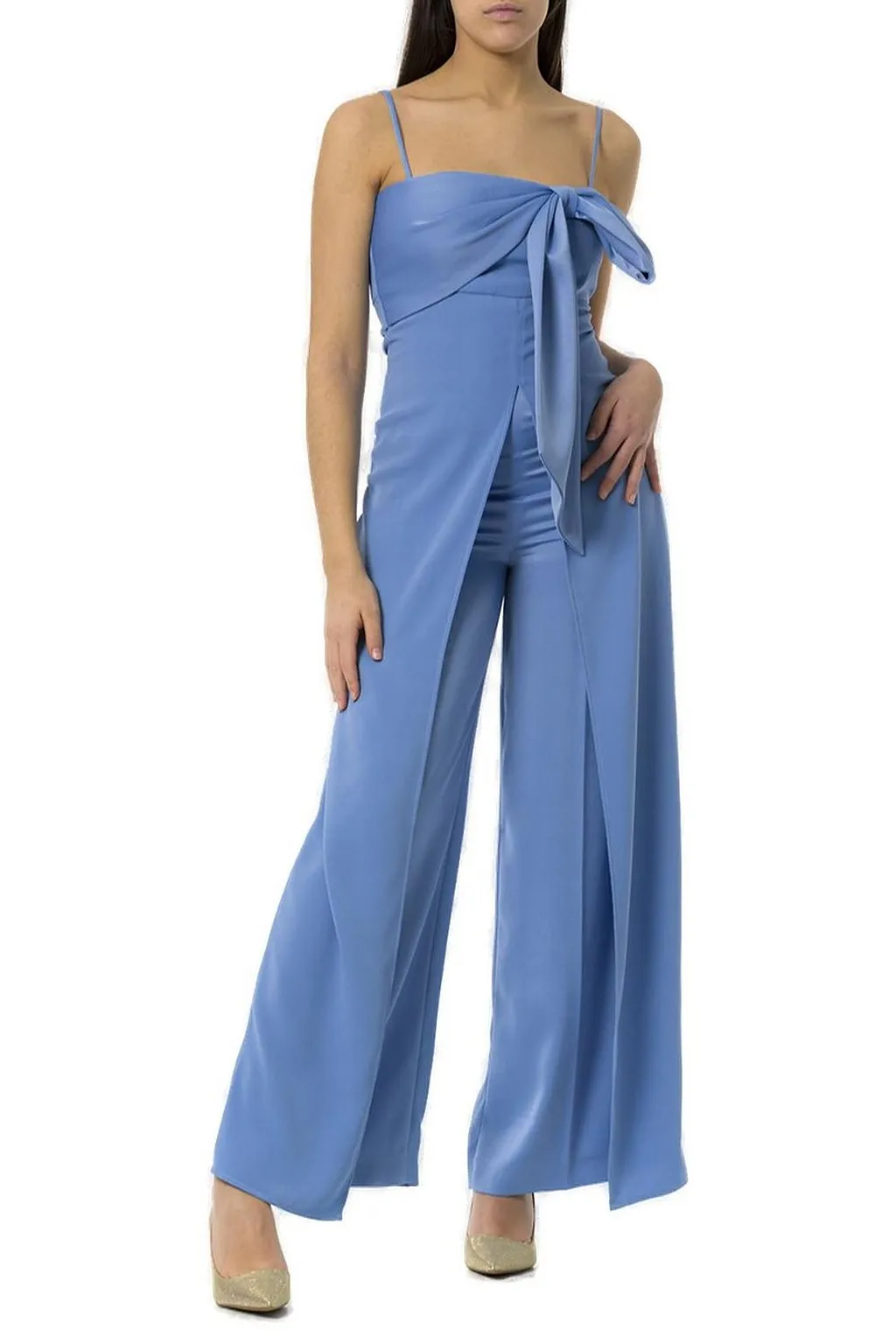 Liu Jo Smart Bow Detailed Jumpsuit