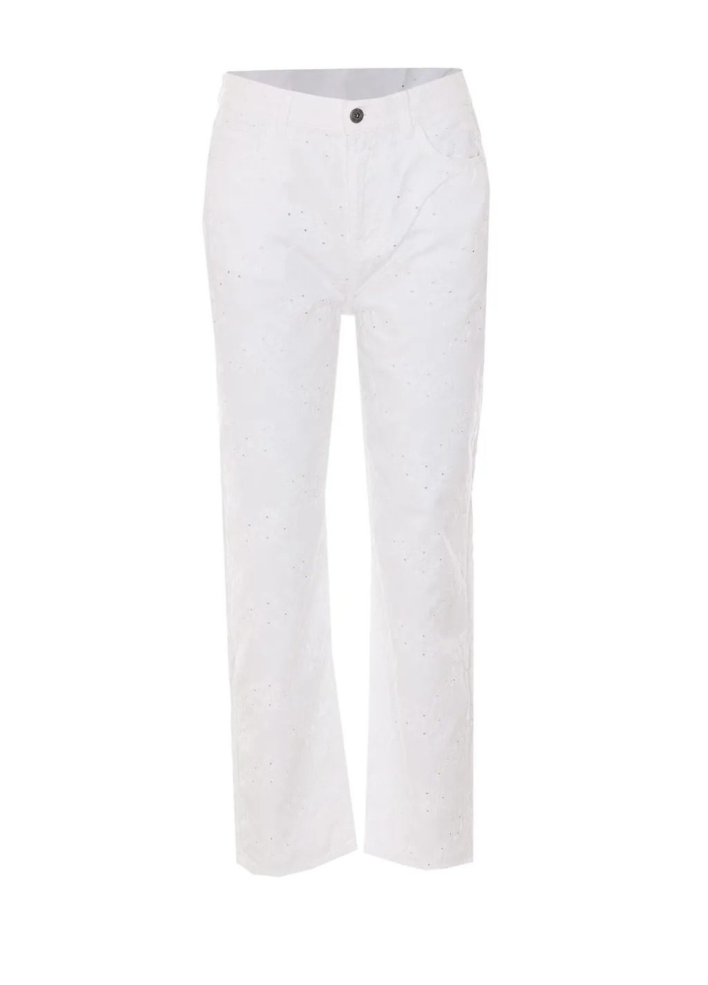 Liu Jo Straight Embroidered Pants