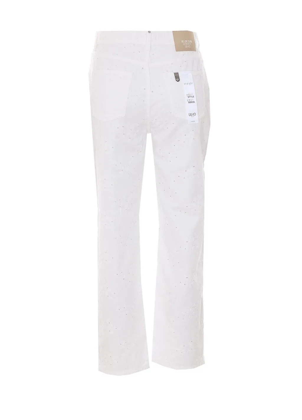 Liu Jo Straight Embroidered Pants