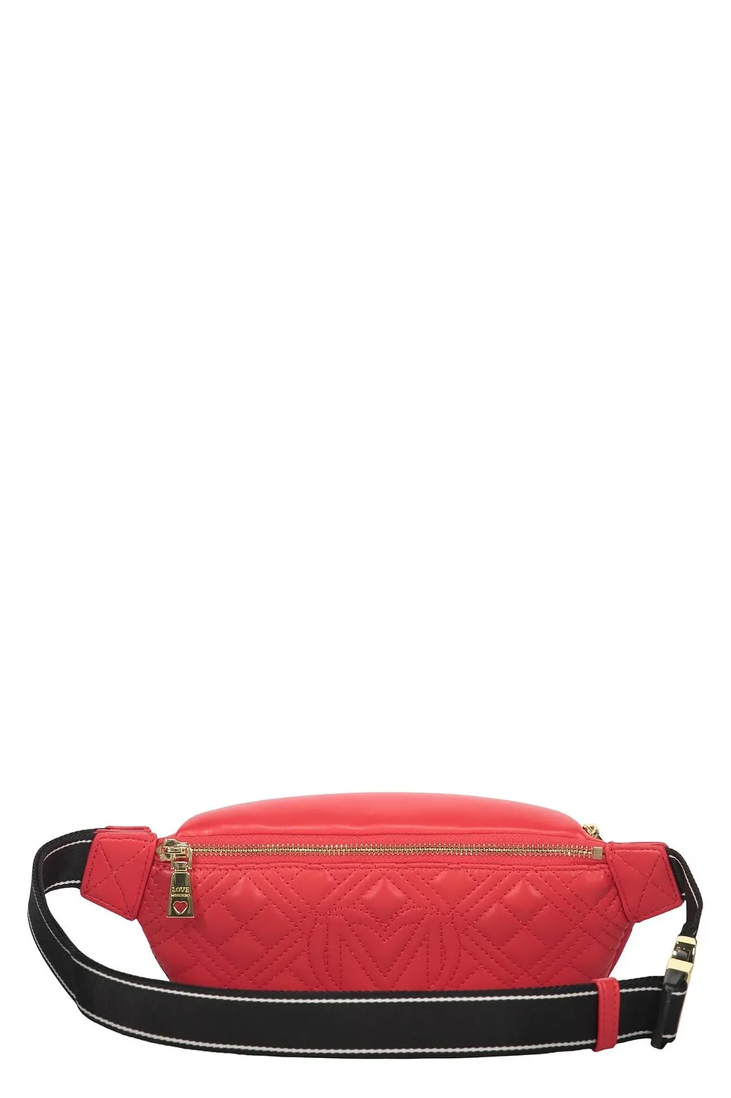 Love Moschino Quilted Zip Belt Bag