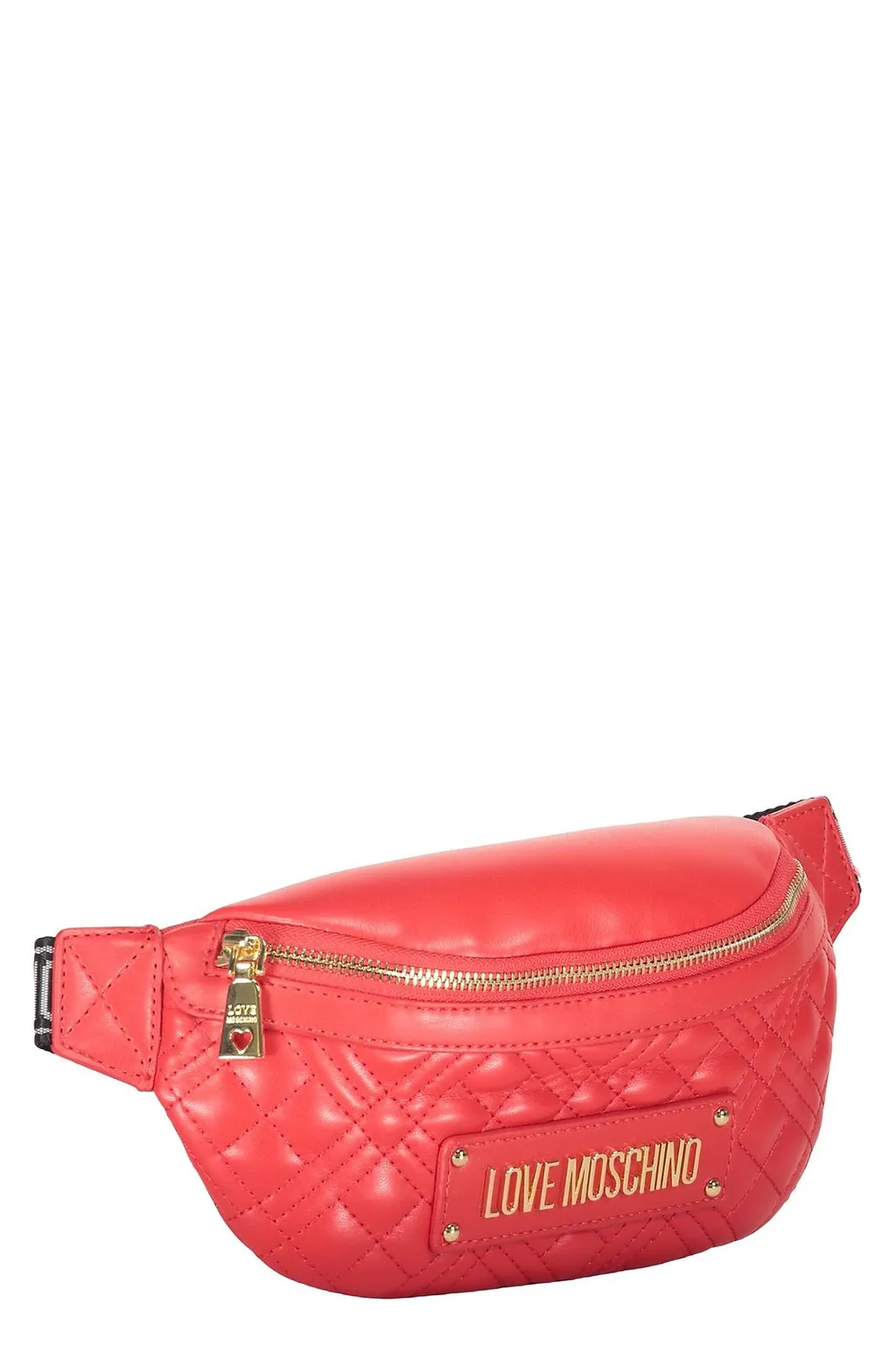 Love Moschino Quilted Zip Belt Bag